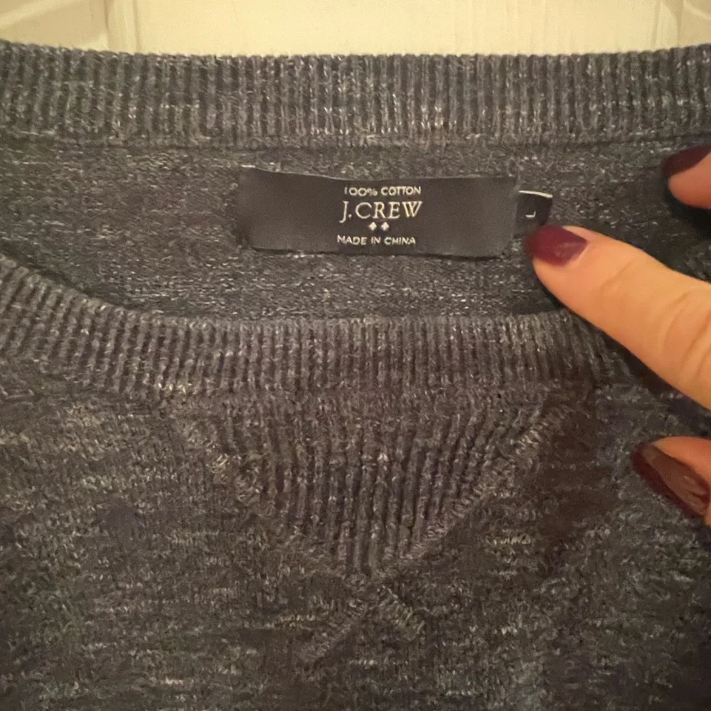 J.Crew Mens Sz L crewneck sweater Guc b718